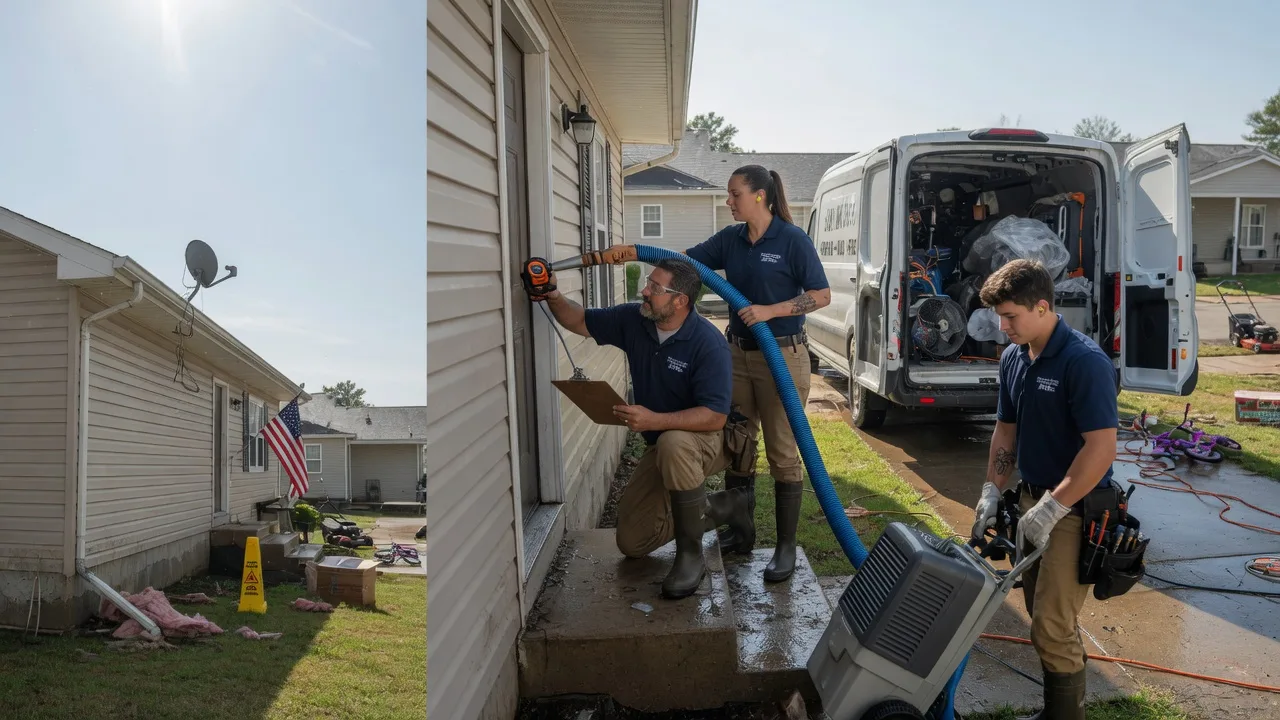 Ceiling Water Damage Restoration in Cadillac, MI near me